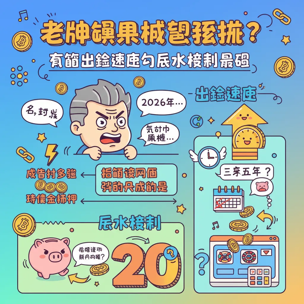 老牌娛樂城怎麼挑？看懂出金速度與返水機制最穩