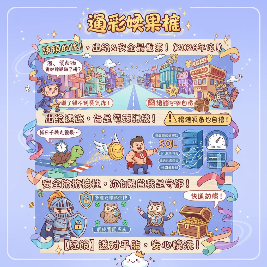 運彩娛樂城出金速度與安全防護機制，玩家一定要知道的重點